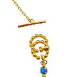 18k Gucci GG Running Multi Stone Bracelet
