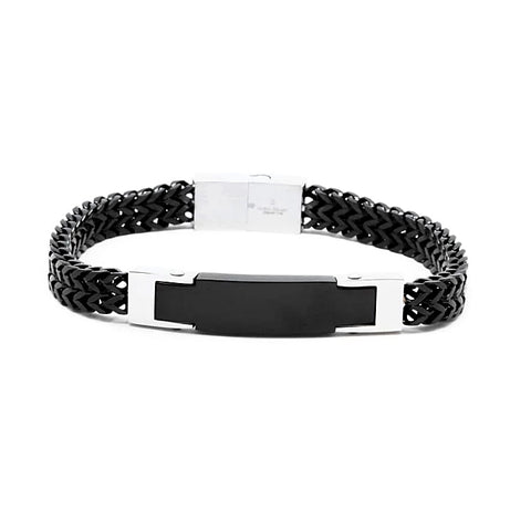 Giorgio Milano Black Ion Plated Steel Bracelet