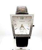 Estate Corum ladies Trapeze Stainless Steel Diamond Bezel Watch