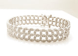 18k White Gold 2.00 tcw Diamond Bracelet