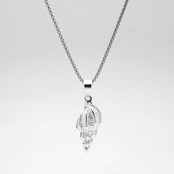 Claddagh Gold 925 Sterling Silver Seashell Charm Pendant