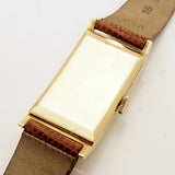 Vintage 14k Gruen Precision Curvex Men's Watch
