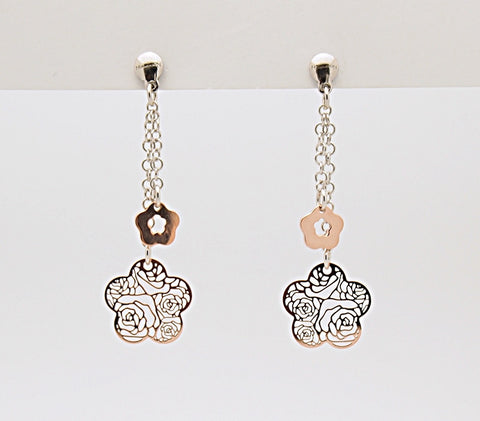 Nomination ROSA Collection Sterling Silver Filigree Drop Earrings