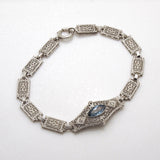 14k Art Deco Style Filigree Bracelet