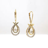 14k Dancing Diamond Earrings