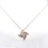 14k Gold Diamond Pendant Necklace