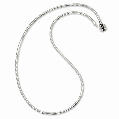 Reflection Beads Sterling Silver Clasp Bead Necklace