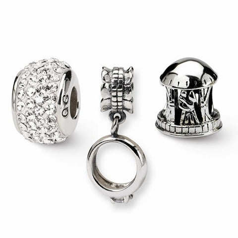 Sterling Silver Reflections Wedding & Anniversary Boxed Bead Set