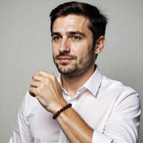 Men's Black Onyx Bead Bracelet