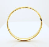 14k Yellow Gold Classic  Bangle Bracelet