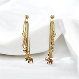 14k Lucky Charm Dangle Earrings Las Siete Potencias