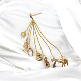 14k Lucky Charm Dangle Earrings Las Siete Potencias