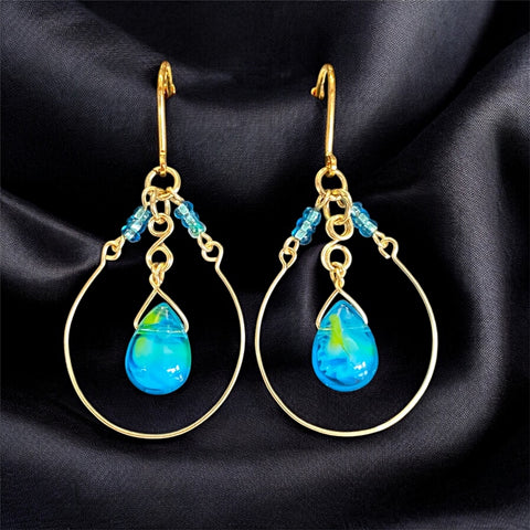 Fashion Crystal Drop Earrings