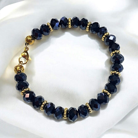 Fashion Faceted Bead Bracelet