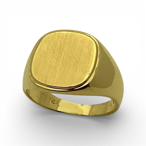 14k Gold Signet Ring