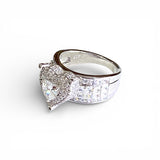 Sterling Silver CZ Heart Ring