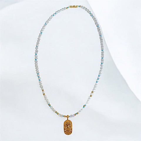 Fashion Bead Zodiac Necklace Aries