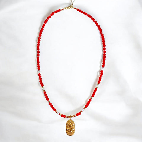 Fashion Bead Zodiac Necklace Cancer