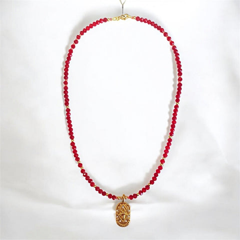 Fashion Bead Zodiac Necklace Capricorn