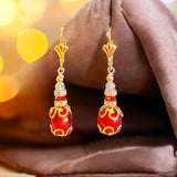 Fashion Bead Drop Earrings