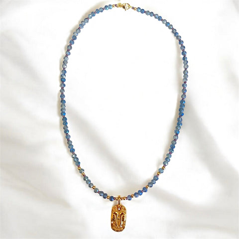 Fashion Bead Zodiac Necklace Gemini