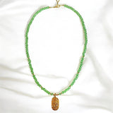 Fashion Zodiac Pendant Bead Necklace Leo