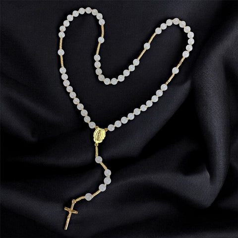 White Jade Rosary