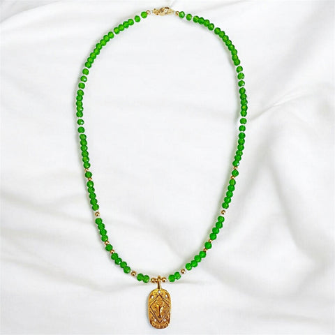 Fashion Bead Zodiac Necklace Taurus