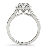 14k 1.25ct Diamond Halo Engagement Ring