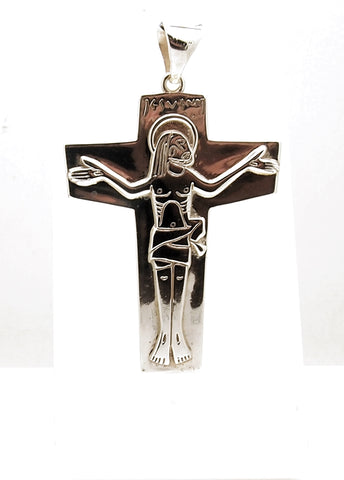 Hand Made Sterling Silver Bishop's Cross