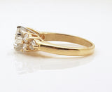 14k Diamond Engagement Ring 1.48 TCW