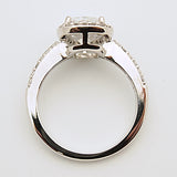 Sterling Silver Cubic Zirconia Engagement Ring