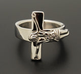 Stainless Steel Crucifix Ring