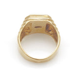 14k Yellow Gold Men's Diamond Ring