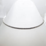 Sterling Silver CZ Tennis Line Necklace