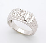 14k Mens Diamond Ring