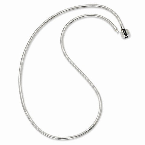 Reflection Beads Sterling Silver Clasp Bead Necklace – Mira's Jewelers